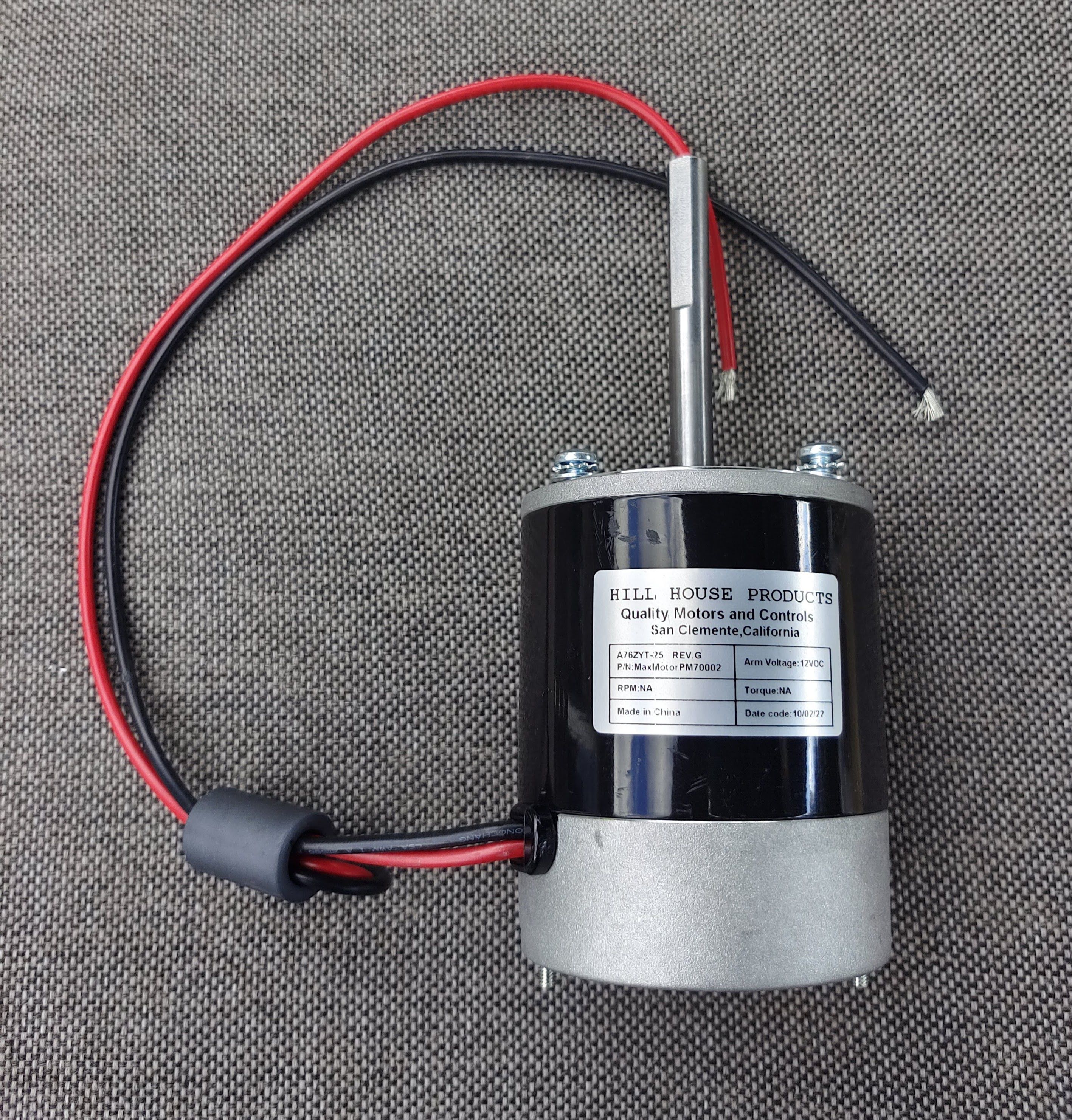 Ballmachine Accessories: Tutor TTP Motor for Throwing